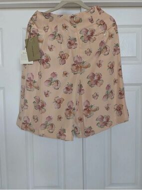 Vtg DANA BUCHMAN Culotte Womens 100% Washable Silk Size 12 NWT